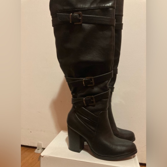 Vintage Style Y2K 90s Knee High Boots - Picture 8 of 8